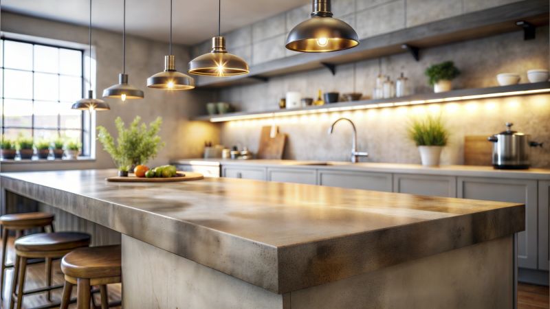 Concrete Countertop Pouring in Napa, CA
